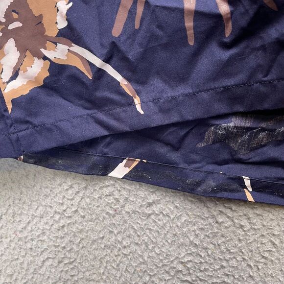 Haruki Hawaiian Shirt Mens Large Aloha Blue Floral Button Up Short Sleeve - Picture 7 of 11